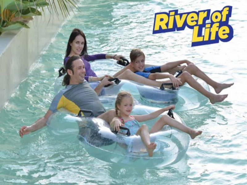 River of life water attraction at Splash Out Langkawi